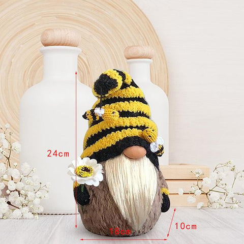 Creative Festival Doll Bumble Bee Gnome-HA00314-Veeddydropshipping