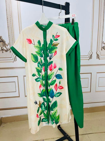 African long Women Pullover Chiffon Suit-WF01491-Veeddydropshipping