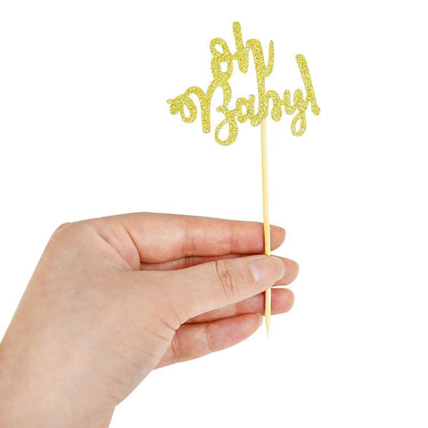 Baby Cupcake Topper Baby Shower-HA00638-Veeddydropshipping