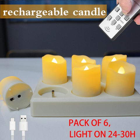 Led candles With Flickering Flame Timer Remote Control-HA00353-Veeddydropshipping