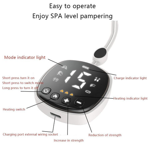 Smart Hanging Neck Spine Massager EMS Neck Protector Pendant SPA Massag-CE00717-Veeddydropshipping