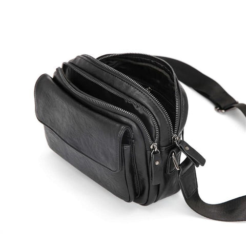 Leather Small Crossbody Shoulder Bags Male Purse High Quality-BS00399-Veeddydropshipping