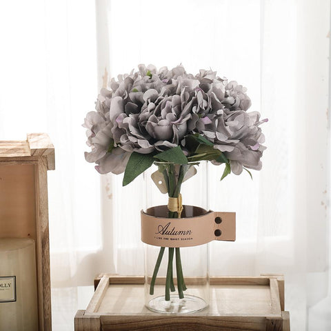 Silk Artificial Peony Bouquet Flowers Decoration-HA00719-Veeddydropshipping