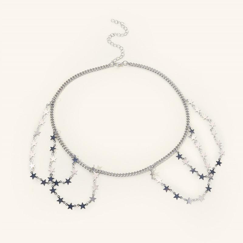 Girl Leg Chain Dangle Star Tassel Chains-Veeddydropshipping