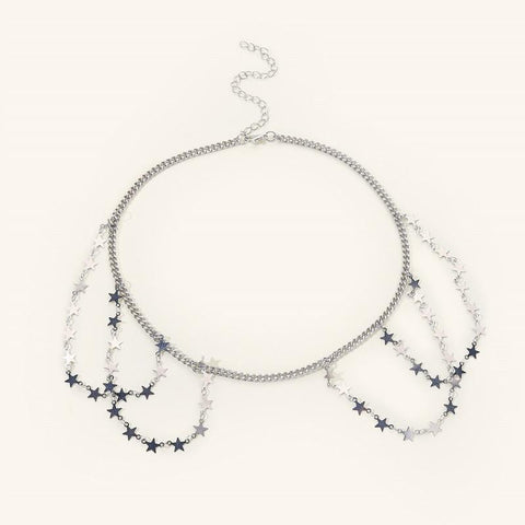 Girl Leg Chain Dangle Star Tassel Chains-Veeddydropshipping