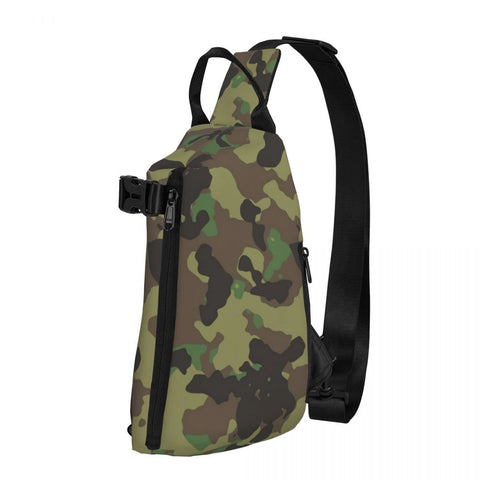 Camouflage  Cool Chest Bag Women Trip Daily Sling Bag-BS00335-Veeddydropshipping