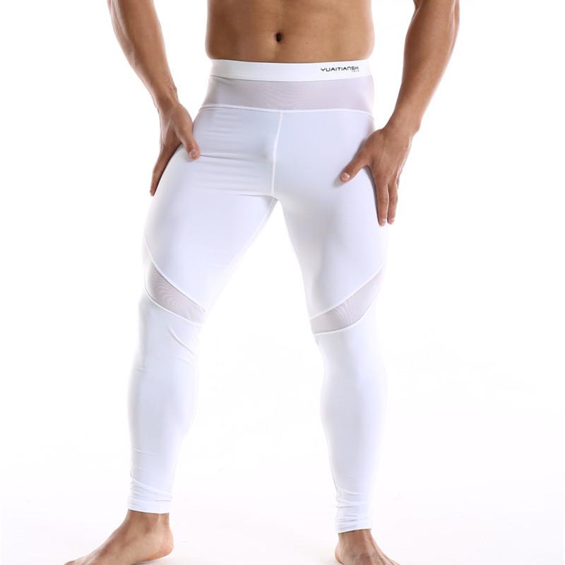 Mesh Pants Breathable Soft Sleep Wear Bottoms Tight Male-MF01535-Veeddydropshipping