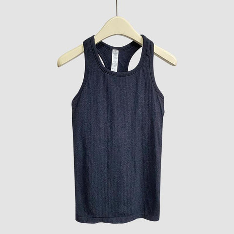 Fitness Crop Tops Built in Bra Yoga Sleeveless Vest Solid-OS01466-Veeddydropshipping