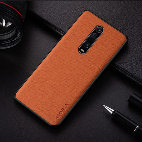 Case For Xiaomi mi 9T mi9T mi 10T mi10T Pro funda coque Simple Design Textile Leather Phone Cover-PA00329-Veeddydropshipping