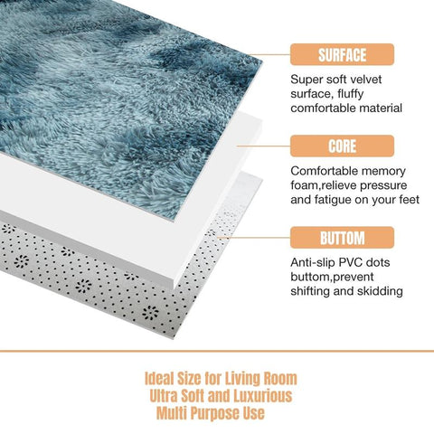 Room Decoration Fluffy Rug Thick Bedroom Carpets-HA00456-Veeddydropshipping