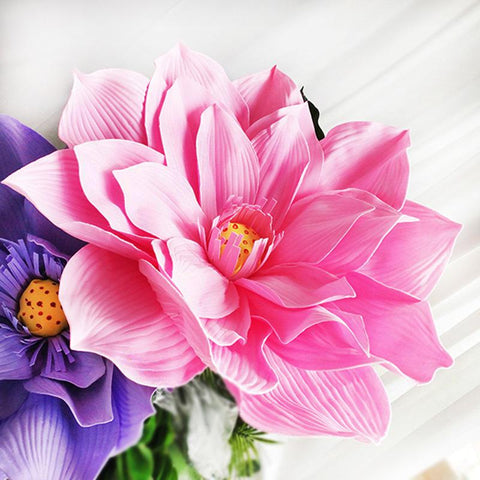 Giant Foam Flowers Large Lotus Head Diy-HA00765-Veeddydropshipping