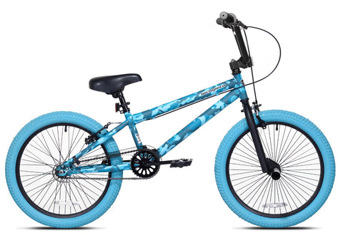 BMX Bike, Turquoise Blue Camouflage Bicycle Kids Bike Mountain Bike Boy -OS01233-Veeddydropshipping