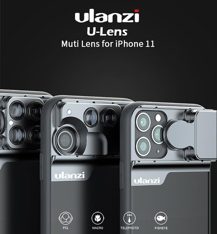 Ulanzi 5 in 1 Phone Lens Case Kit 20X Super Macro Lens-PA01263-Veeddydropshipping