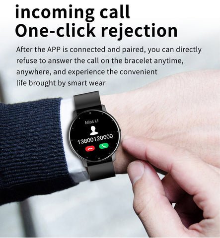 Tracker Weather Display Waterproof Sport Bluetooth Call Smartwatch -JW00793-Veeddydropshipping