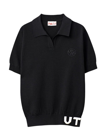 Golf Solid Color  Ice Silk Knitting Polo Shirt Casual British Style Slim Women -OS00729-Veeddydropshipping