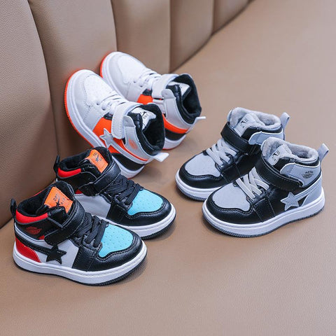 Children Cashmere Shoes Autumn Winter New Boys Girls Cotton-TB00133-Veeddydropshipping