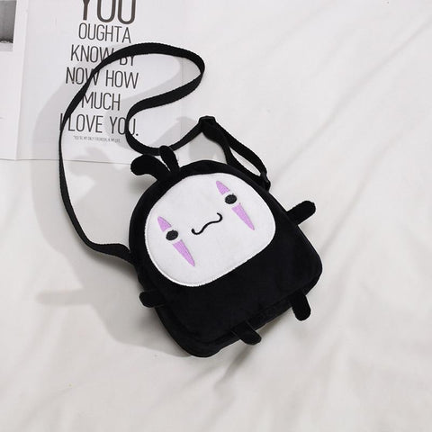 casual diagonal bag Harajuku girl plush shoulder bag wild-BS00394-Veeddydropshipping