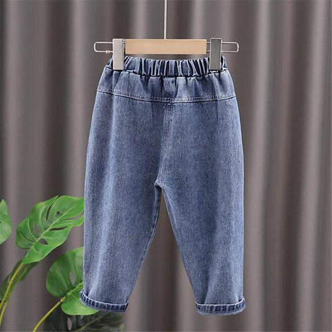 2022 Spring Kids High Quality Boys Girls Fashion Holes Children Jeans-TB01249-Veeddydropshipping