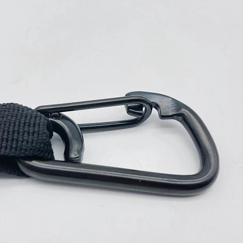 TEC Dive Safety Tool Scuba Diving Anti-lost Spring Scalable Black paint -OS00216-Veeddydropshipping