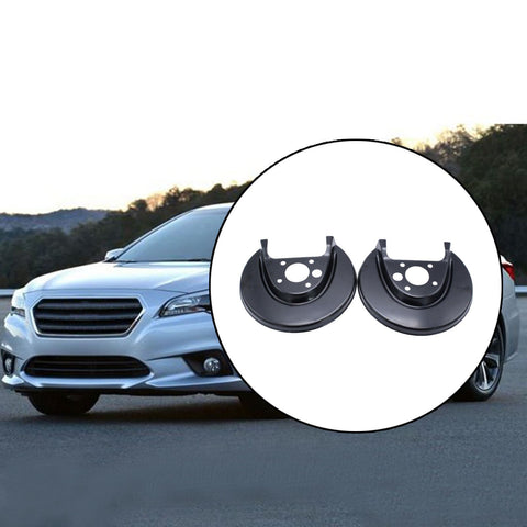 Set of 2 Brake Backing Plates Black Anchor Cover Splash Plates Fits for Audi-AM00187-Veeddydropshipping