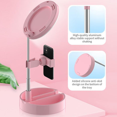 Light Rim For Mobile Professional Ring Lamp Ring For Phone  Webcast Bracket With-PA00809-Veeddydropshipping