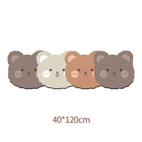 Kawaii Bread Bear Kitchen Mat Floor Waterproof-HA00484-Veeddydropshipping