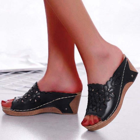 Open Toe Women Shoe Comfortable Fish Mouth Sandals Women-BS00859-Veeddydropshipping