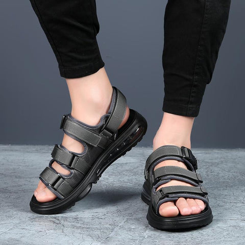 Sandals Breathable Men Leather Shoes Luxury Sandals-BS01528-Veeddydropshipping