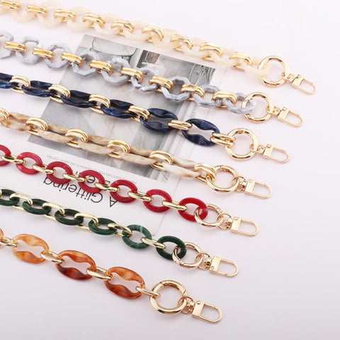 Bag Accessories Colourful Women&#39;s Resin Chain chain of bags-BS00688-Veeddydropshipping