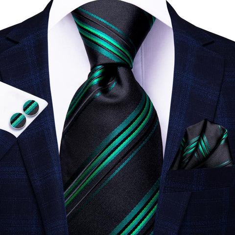 Floral Yellow Gold Ties and Handkerchiefs Cufflinks Set Men-JW01306-Veeddydropshipping