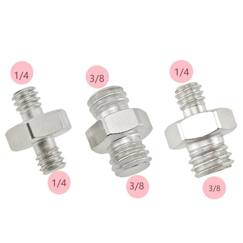 1/4 to 3/8 Male Adapter Holder Screw Camera Tripod Ball Head Monopod Flash -CE00275-Veeddydropshipping