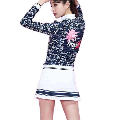2023 Spring Autumn Golf Jacket For Women Golf Wear Sports Clothing Girls -OS00847-Veeddydropshipping
