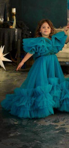 Gorgeous Matching Tulle Fluffy Dresses-WF01621-Veeddydropshipping
