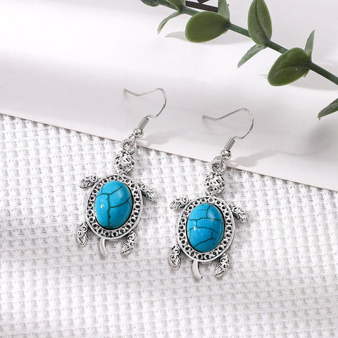 fashion new turquoise exotic lady three-piece jewelry set -JW00343-Veeddydropshipping
