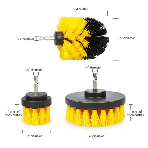 New Car Detailing Brushes Set Brushes for Automotive Cleaning-AM00466-Veeddydropshipping