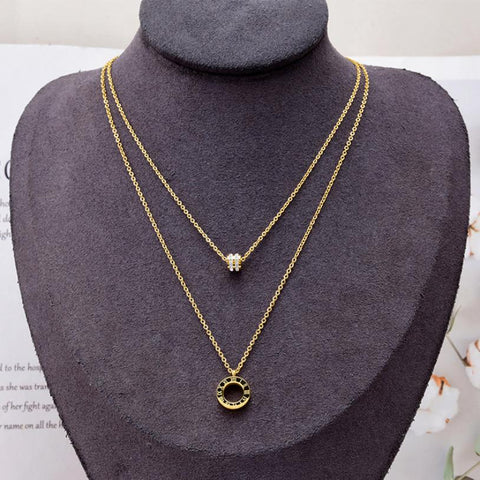 Fashion Jewelry  Zircon  Choker Necklaces Pendants For Women-JW01296-Veeddydropshipping