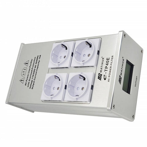 e-TP40E Audio Noise AC Power Filter Power Conditioner Power Purifier Surge Protection -CE00191-Veeddydropshipping