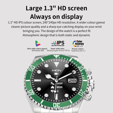 Smart Watch Men Bluetooth Call Message Display Custom -JW00871-Veeddydropshipping