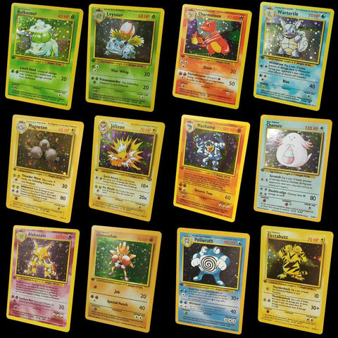 10PCS+2 NEW 1996 Years DIY Pokemon Flash Cards Charmeleon-TB01613-Veeddydropshipping