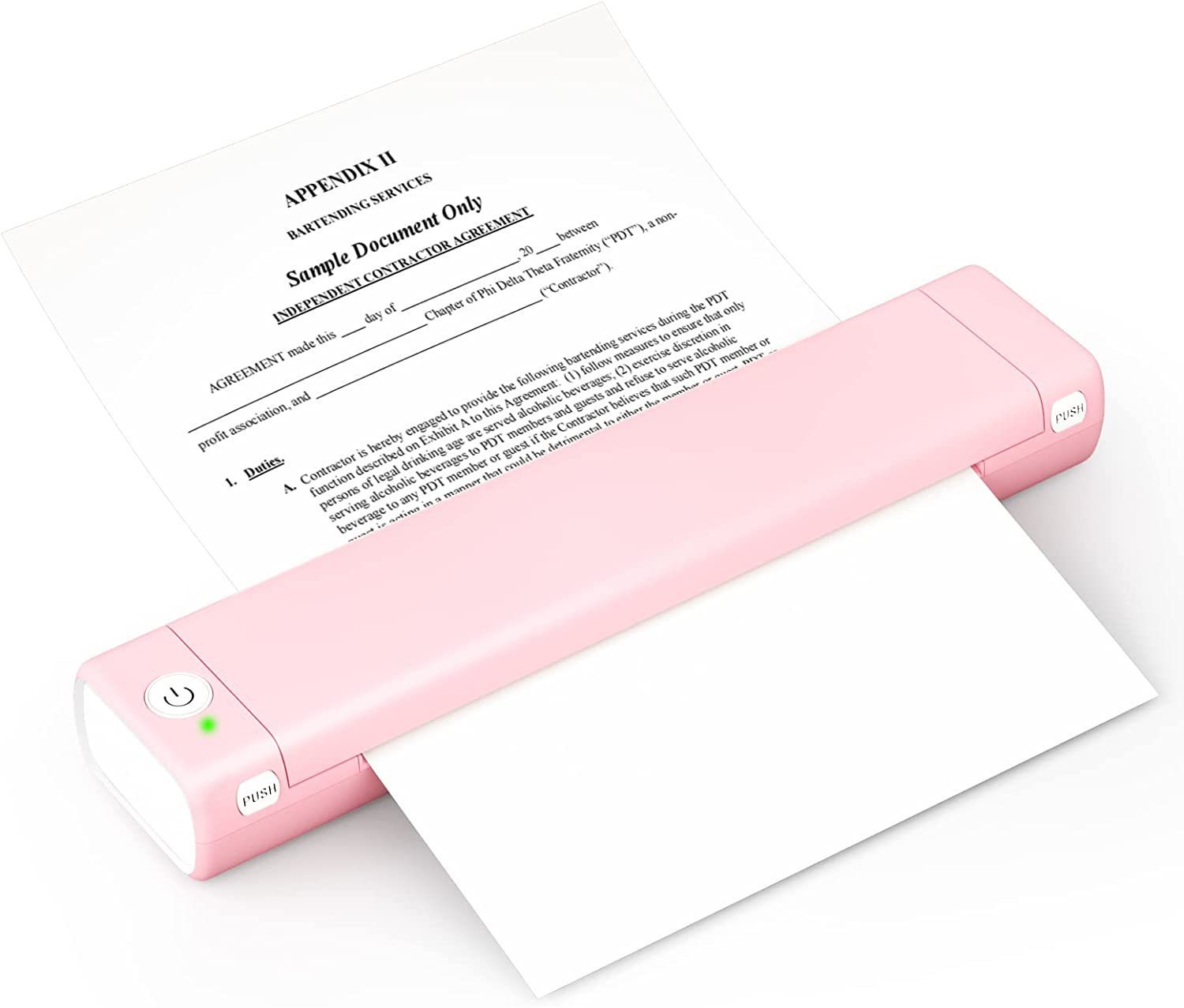Portable printer M08f A4 wireless travel thermal printer for mobile office-Veeddydropshipping