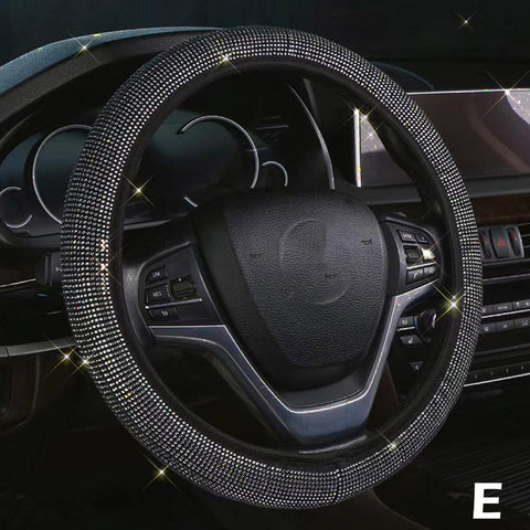 Diamond Sparkling Car Suv Steering Wheel Protector Vehicle-AM01494-Veeddydropshipping