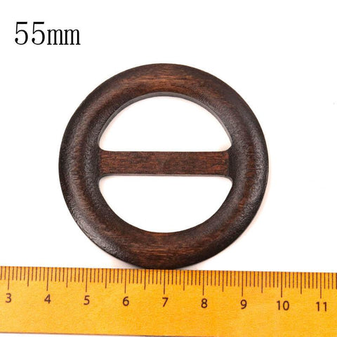 Round Shape Garniture Handmade Wooden Crafts Belt-HA00103-Veeddydropshipping