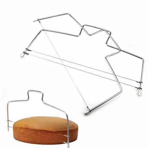 Double Line Cake Cut Slicer Stainless Steel-HA01225-Veeddydropshipping