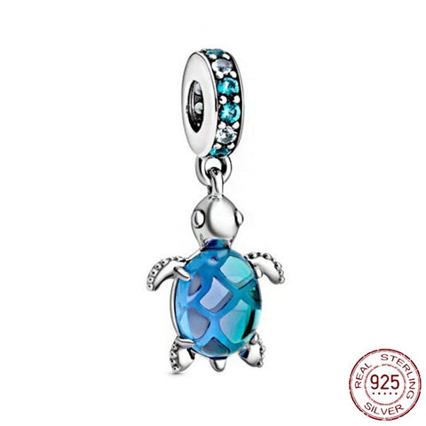925 Sterling Silver Love Heart Beads Bead Pandora Bracelet-JW01546-Veeddydropshipping
