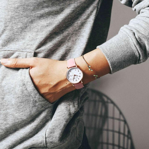 Watch Simple  Dial Quartz Clock Watch Wrist For Girls-JW00931-Veeddydropshipping