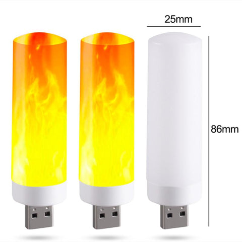 Night Light USB Plug Flame Lamp-TI00501-Veeddydropshipping