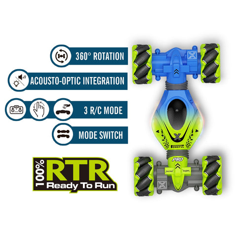 2022 Newest 4WD RC Stunt Car 2.4G Radio Remote Control Cars RC Watch-TB01448-Veeddydropshipping