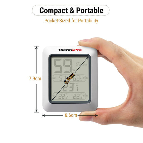 Digital Hygrometer Room Thermometer Indoor Electronic-HA00985-Veeddydropshipping