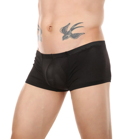 Boxers Shorts Transparent Sheer Mesh Underpants-MF01416-Veeddydropshipping