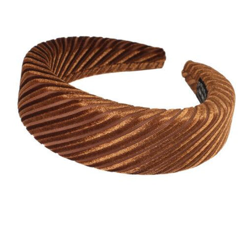 Ladies Padded Velvet Hair Band Accessories-WF01078-Veeddydropshipping
